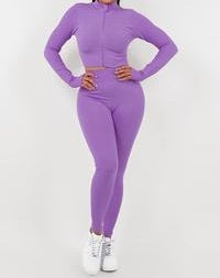 Active Cropped Top Legging Set